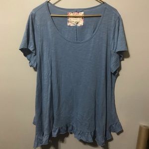 Flowy, slate blue , Shirt 👚